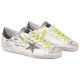 Super Star graffiti fashion sneakers for women's white distressed version
