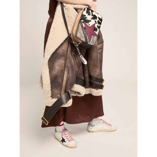 Super-Star LTD sneakers with colored glitter star and heel tab