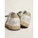 Ball Star LTD sneakers in white leather with colored glitter heel tab and star