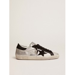 Men's Super-Star in silver leather