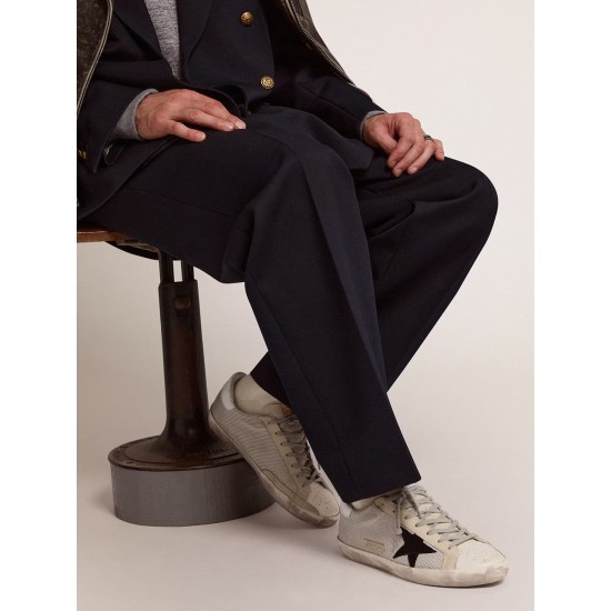 Men's Super-Star in leather