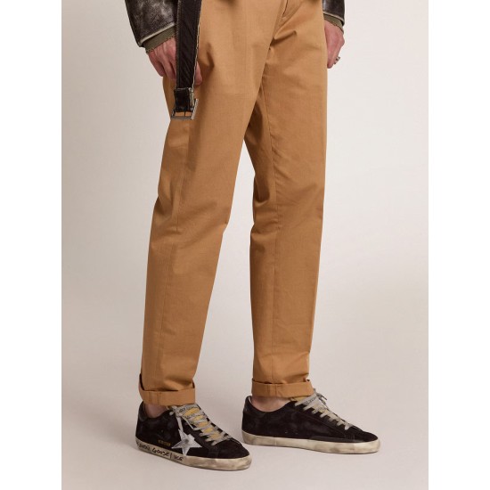 Men's Super-Star in black suede with silver laminated leather star