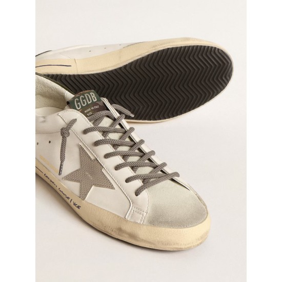 Super-Star LTD with croc-print star and green heel tab