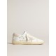 Men’s Super-Star LTD CNY in white leather with lettering on the upper