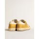 Honey Super-Star with white suede star and white nappa leather heel tab