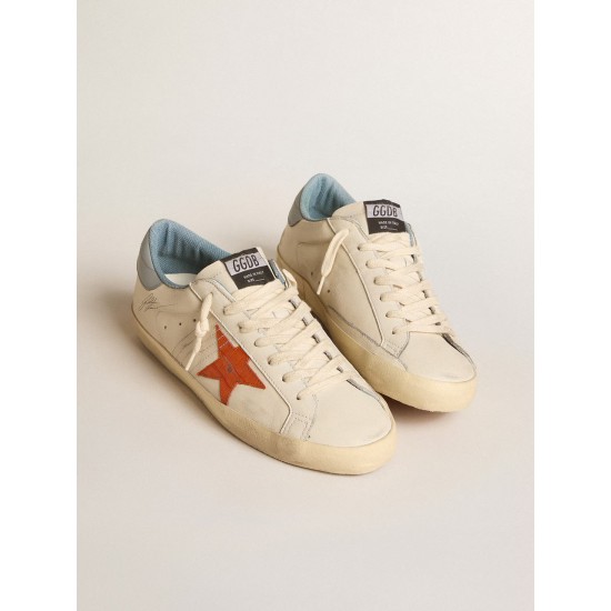 Super-Star with crocodile-print star and silver-blue heel tab