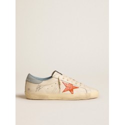 Super-Star with crocodile-print star and silver-blue heel tab