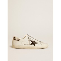 Men’s Super-Star with suede star and pony skin heel tab