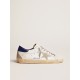 Men's Super-Star with suede star and blue heel tab
