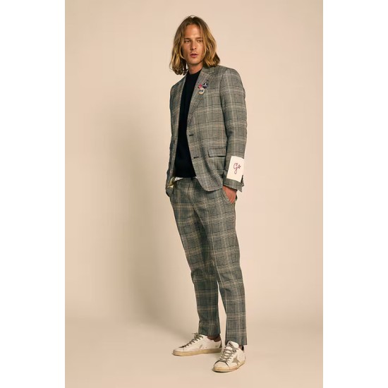 Men’s Super-Star sneakers with suede star and brown heel tab