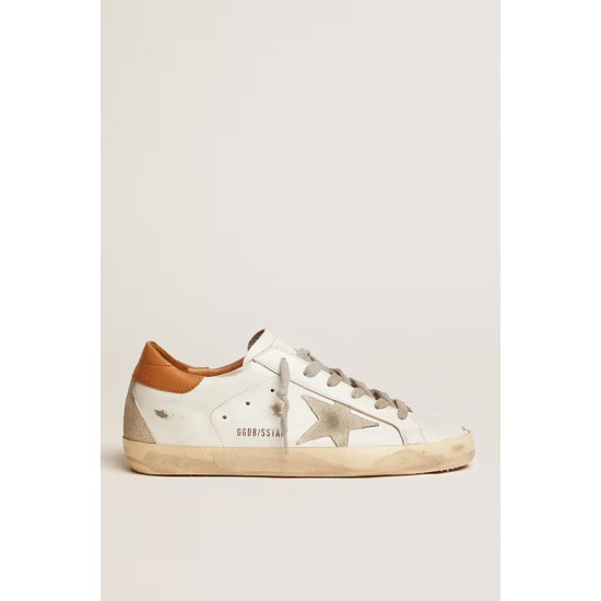 Men’s Super-Star sneakers with suede star and brown heel tab