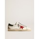 Men's Super-Star with red suede star and green leather heel tab