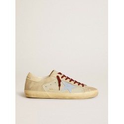 Super-Star in suede and nubuck with leather star and heel tab
