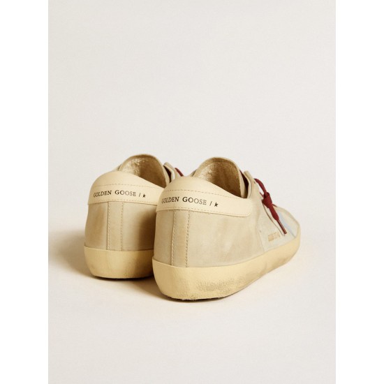 Super-Star in suede and nubuck with leather star and heel tab