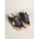 Men's Super-Star in blue nappa leather with white leather star and heel tab