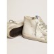 Men's Francy in leather with silver suede star