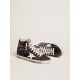Men's Francy with black leather upper and white leather star