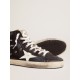 Men's Francy with black leather upper and white leather star