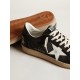 Men's Ball Star in black suede with white leather star