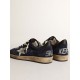 Men's Ball Star in dark blue suede with white nubuck star
