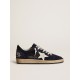 Men's Ball Star in dark blue suede with white nubuck star