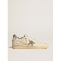 Ball Star in nappa leather with gray suede star and heel tab