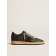 Ball Star in black nappa with suede star and black nappa heel tab
