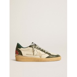 Ball Star LTD with platinum leather star and green leather heel tab