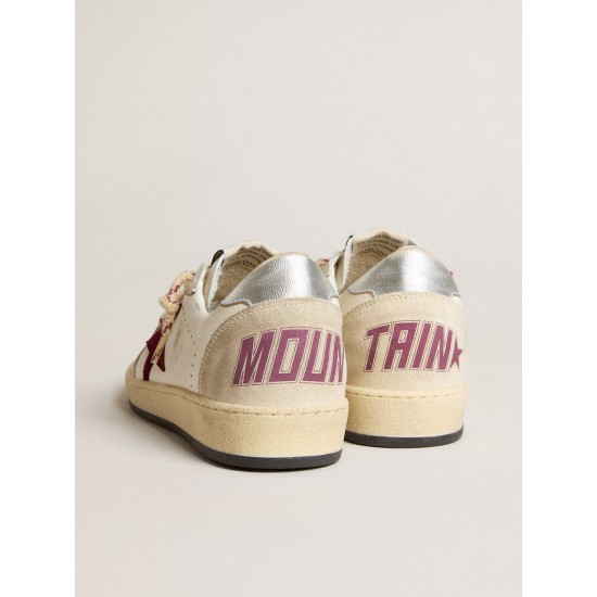 Men’s Ball Star Mountain LTD in leather with burgundy velvet star