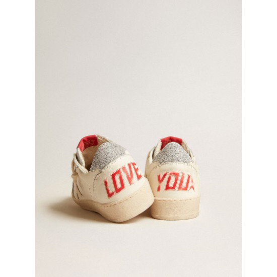 Men’s Ball Star LTD in nappa with white star and Swarovski crystal heel tab