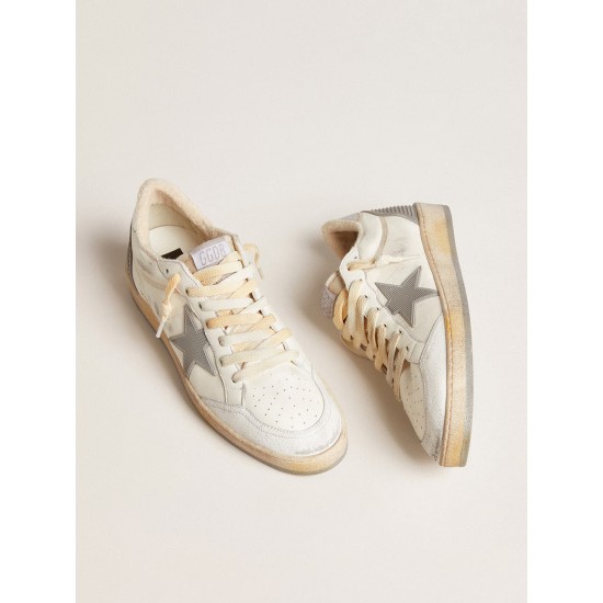 Ball Star in nappa with rubber star and silver leather heel tab