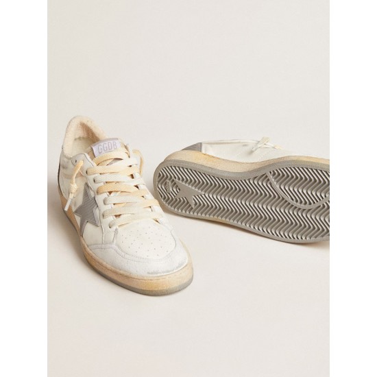 Ball Star in nappa with rubber star and silver leather heel tab