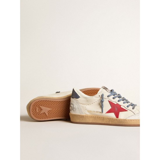 Ball Star LTD with red star and lizard-print leather heel tab