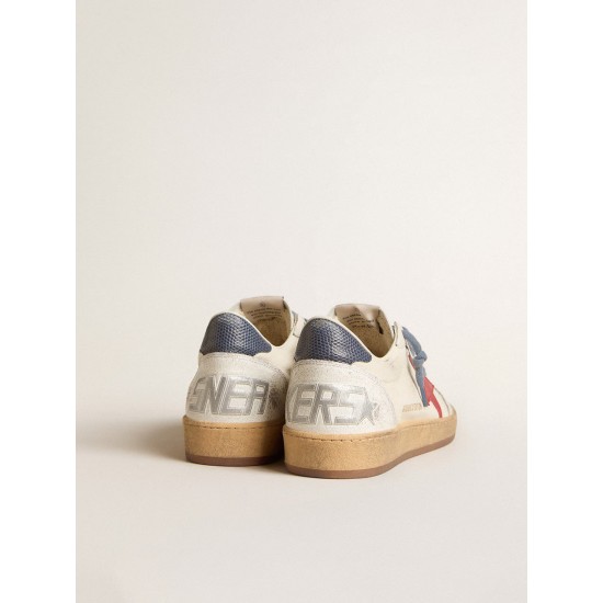 Ball Star LTD with red star and lizard-print leather heel tab