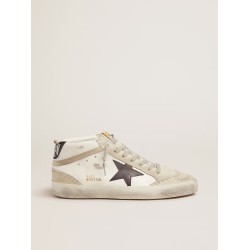 Men's Mid Star white with black star