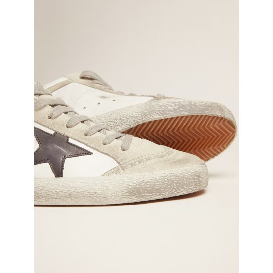 Men's Mid Star white with black star