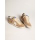 Men's Mid Star in tobacco-colored suede with white leather star