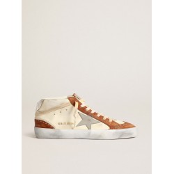 Mid Star LTD with gray leather star and beige cotton flash