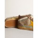 Men's Mid Star in beige mesh and dove gray nubuck and yellow star