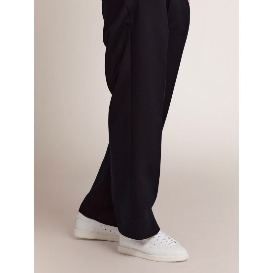 Men's Starter in leather with star on the heel tab