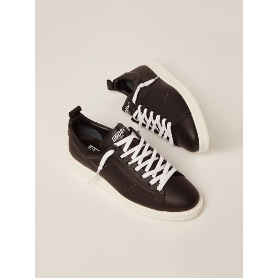 Men's Starter in leather with star printed on the heel tab