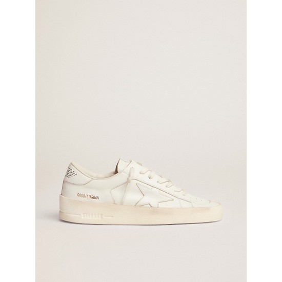 Men's Stardan in white leather