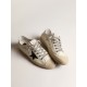 V-Star sneakers in off-white nappa leather with black nubuck star