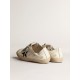 V-Star sneakers in off-white nappa leather with black nubuck star