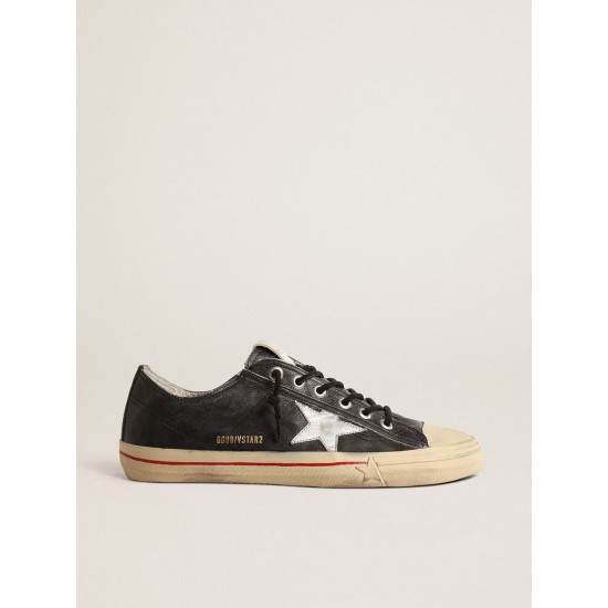 V-Star LTD in blue leather with silver metallic leather star