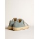 V-Star in silver-blue suede with white leather star