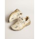 Men’s Dad-Star in beige nappa and nylon with white leather star