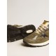 Men’s Dad-Star in suede and mesh with black leather star and heel tab