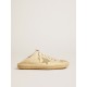 Men's V-Star Sabot in canvas with beige suede star