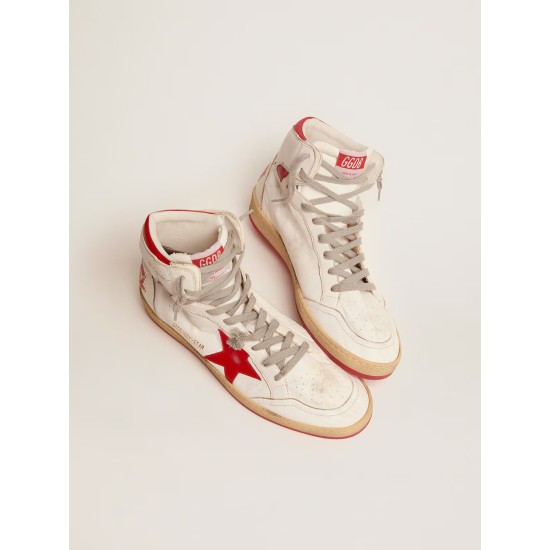 Men's Sky-Star with signature on the ankle and red inserts